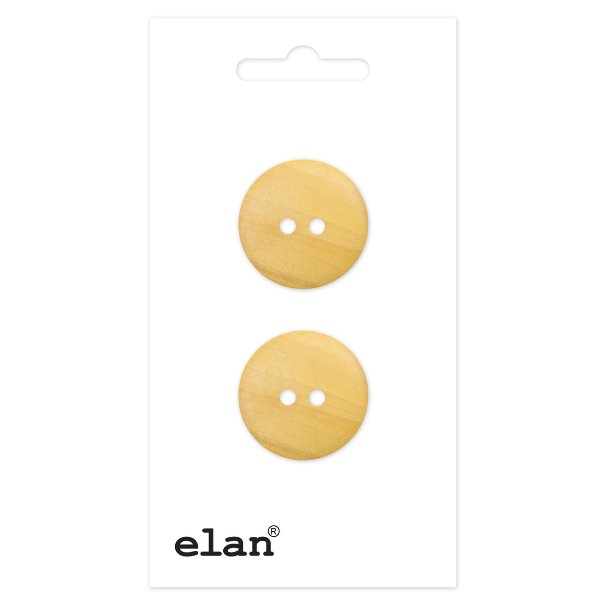 ELAN 2 Hole Button 28 mm (1 1/8 in), 2 Count