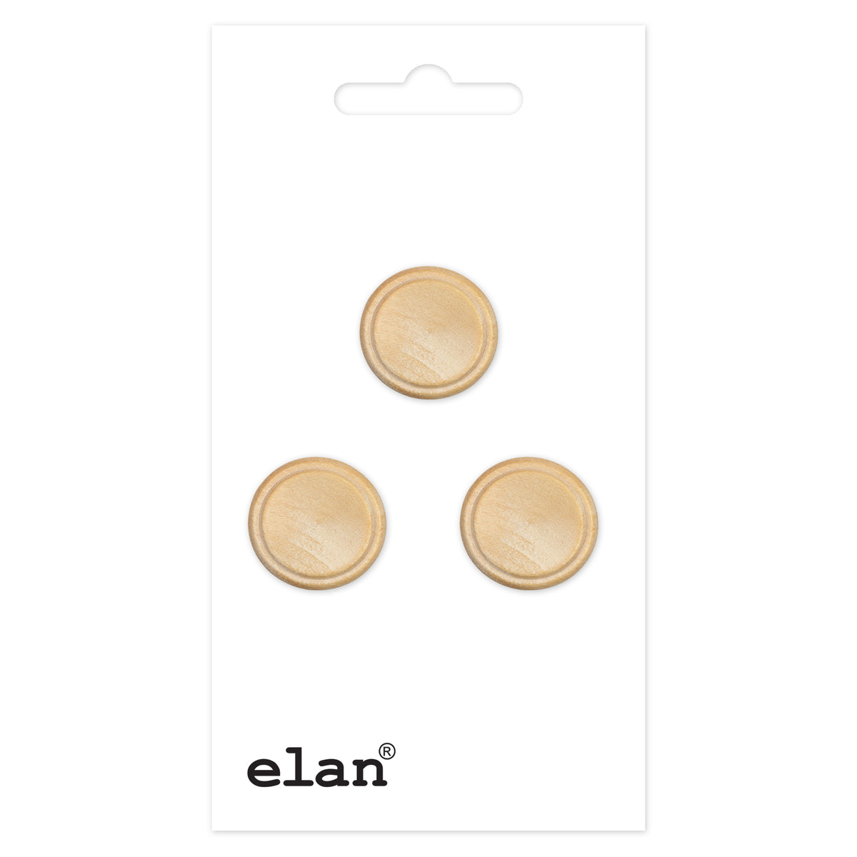 ELAN Shank Button 18 mm (3/4 in), 3 Count