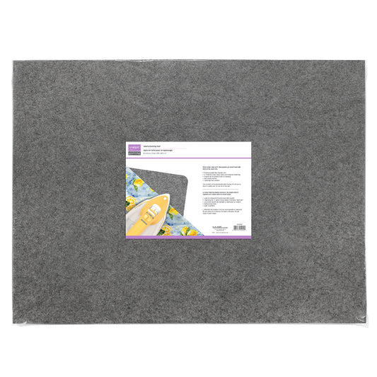 UNIQUE QUILTING Wool Pressing Mat — 24" × 36" (½" Thick), Grey