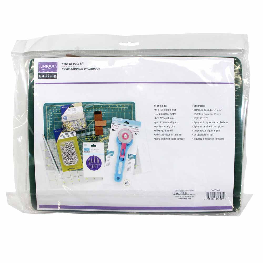 UNIQUE Start‑to‑Quilt Kit – 8‑Piece Beginner Set