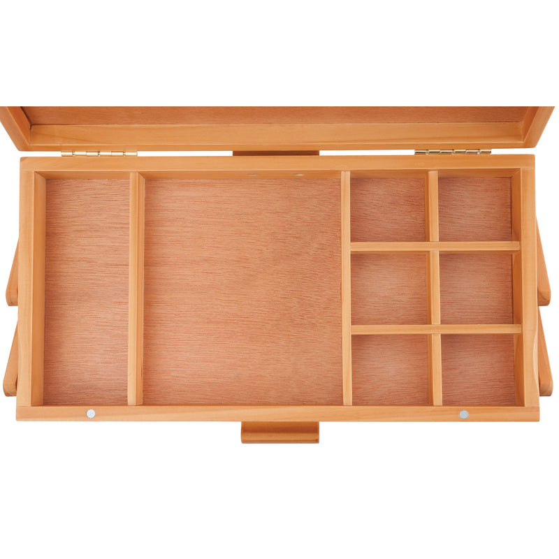 MILWARD 3-Tier Cantilever Wooden Sewing Box - Pine Wood