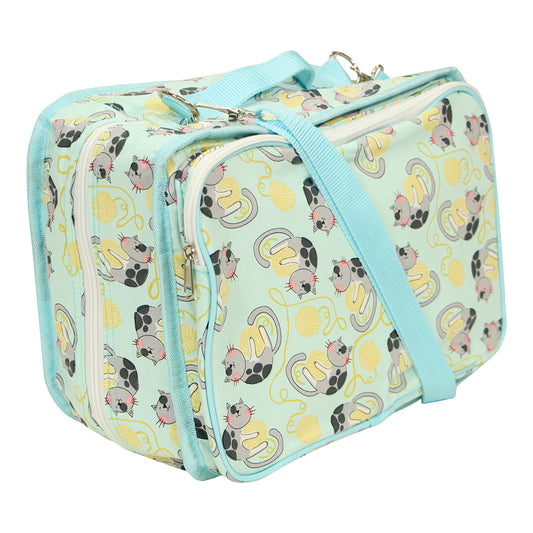 VIVACE Craft/Accessories Tote – Cat/Ball – 33 × 25 × 13 cm (13″ × 10″ × 5″)