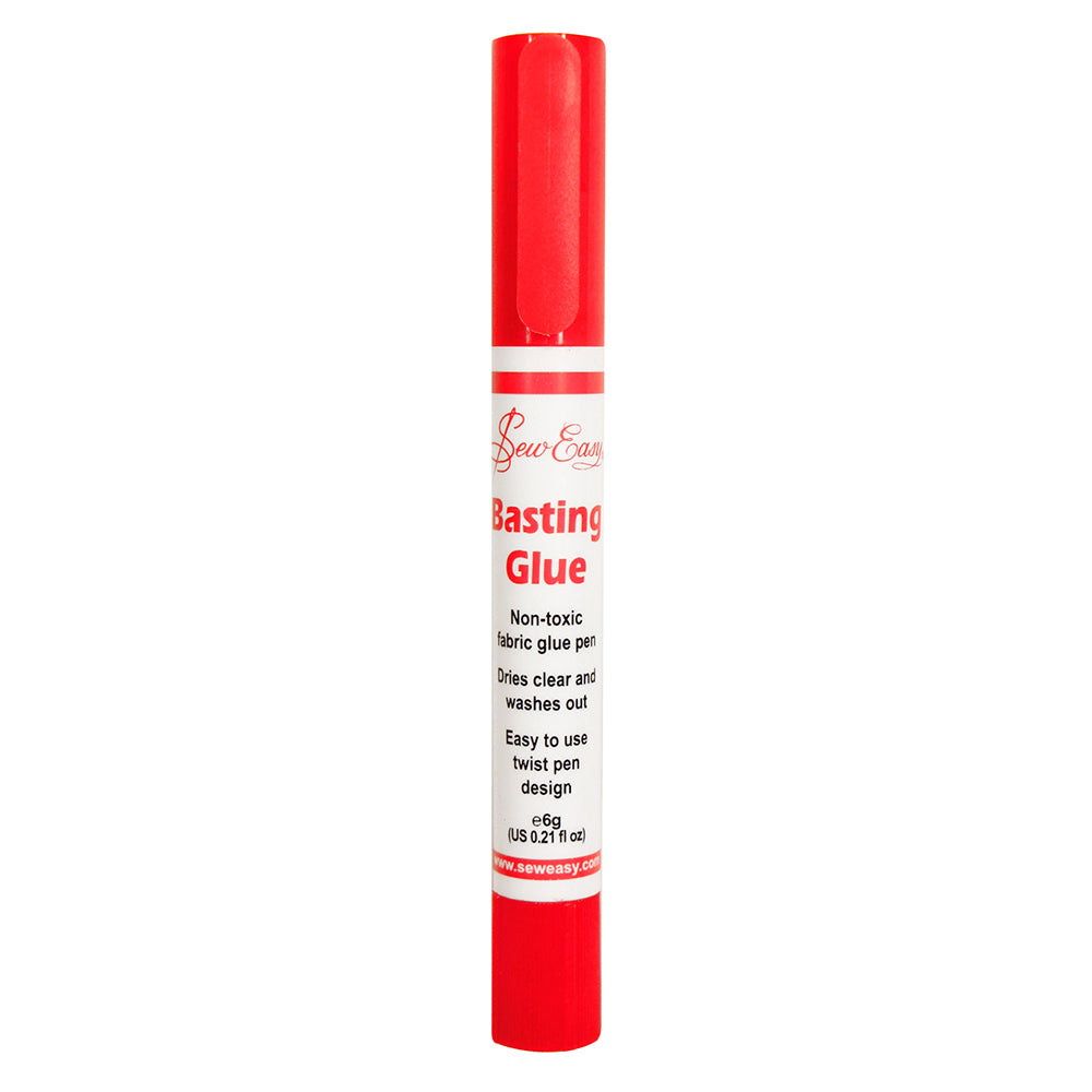 SEW EASY Basting Glue Pen Temporary Fabric Adhesive 6 g Clear