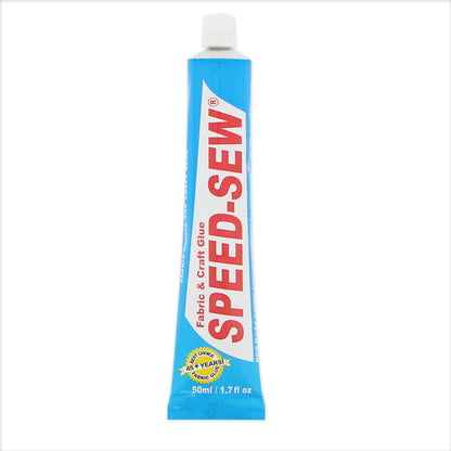 SPEED SEW Premium No-Sew Fabric Mender Glue Tube 50 mL