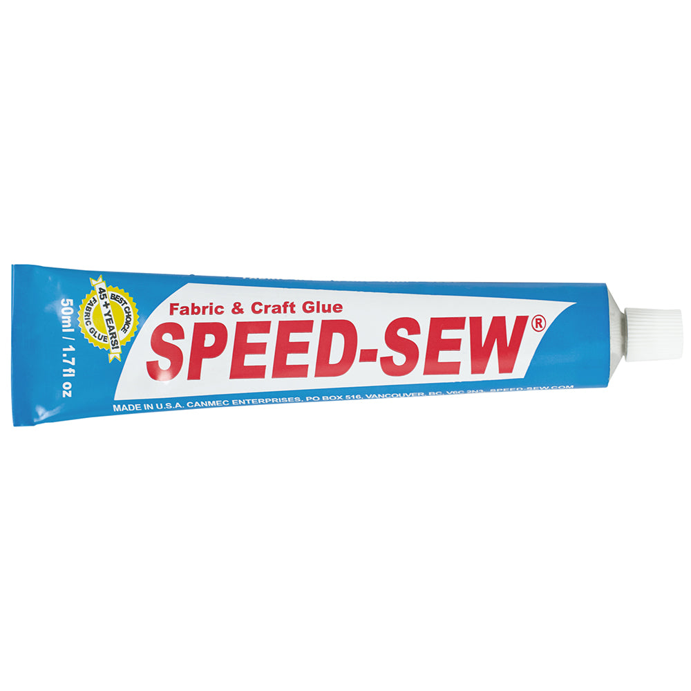 SPEED SEW Premium No-Sew Fabric Mender Glue Tube 50 mL
