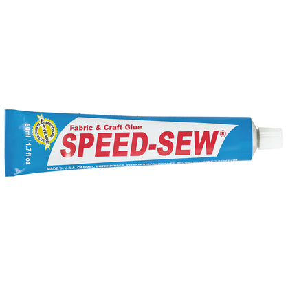SPEED SEW Premium No-Sew Fabric Mender Glue Tube 50 mL