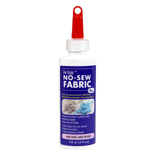 HI‑TAK No‑Sew Fabric Glue – 118 ml (4 fl oz)