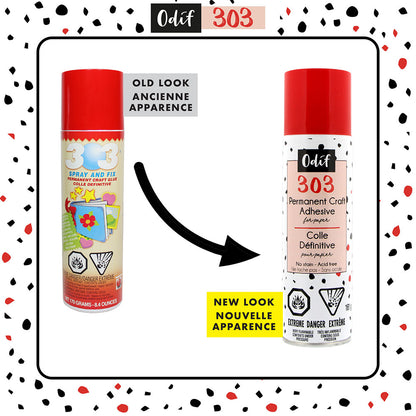 ODIF 303 Permanent Paper Mounting Adhesive Spray 161 g