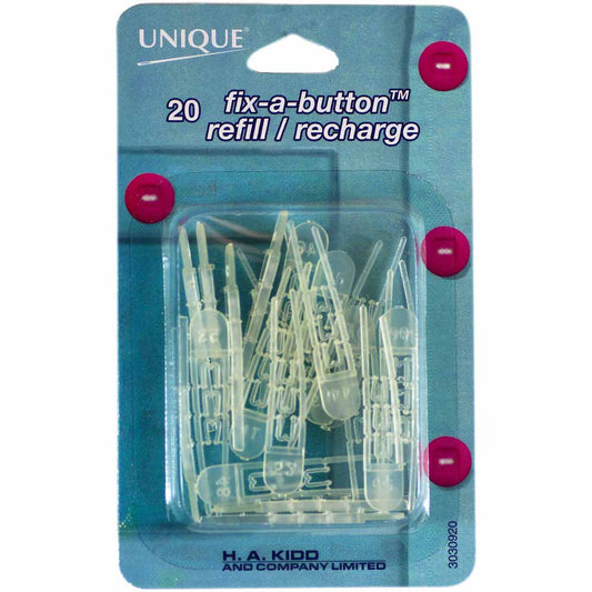 UNIQUE Fix‑a‑Button Refill – 20pcs