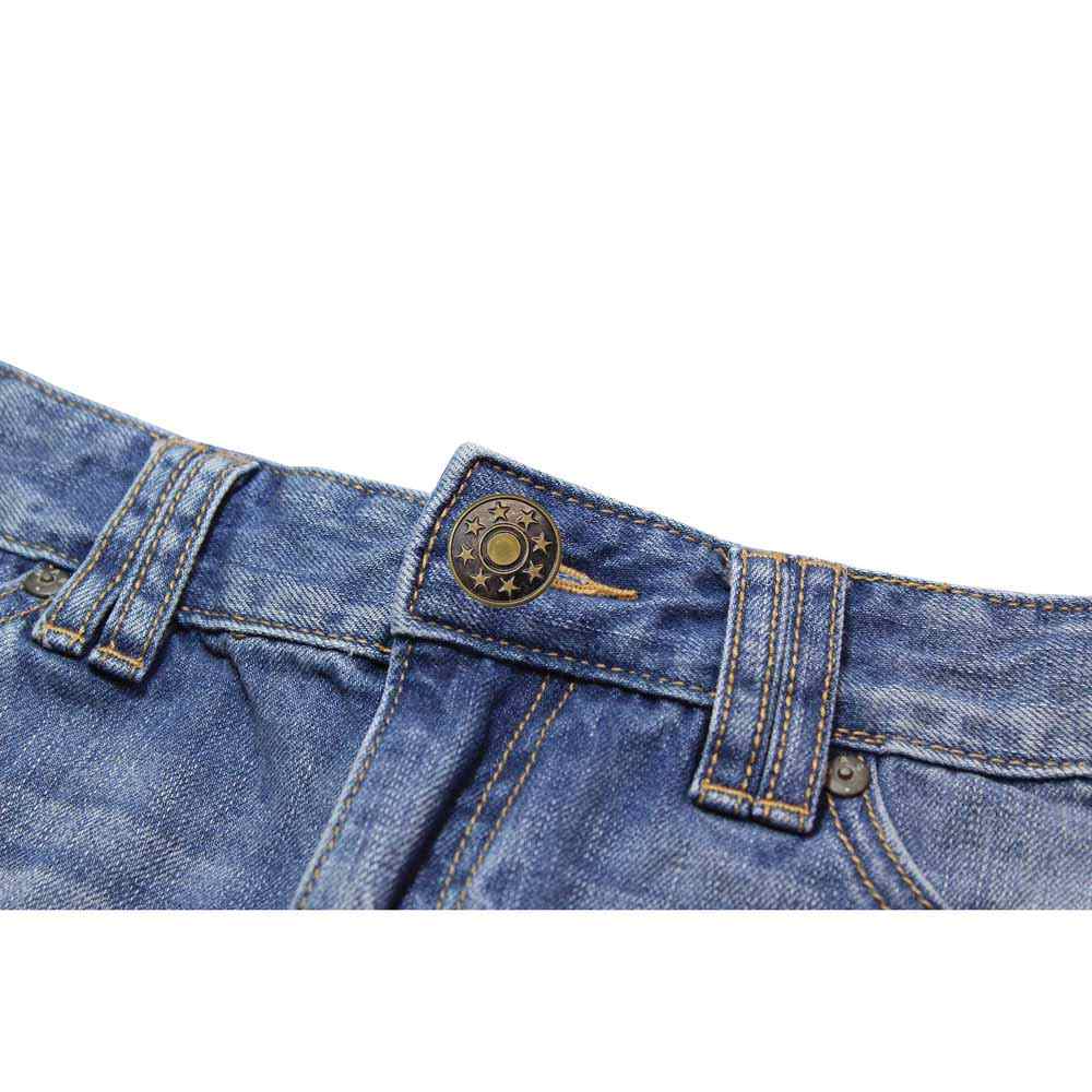 UNIQUE SEWING Jean Buttons — No-Sew, Antique Brass Stars, 17 mm (5/8 in.), 6 pcs - product view 4