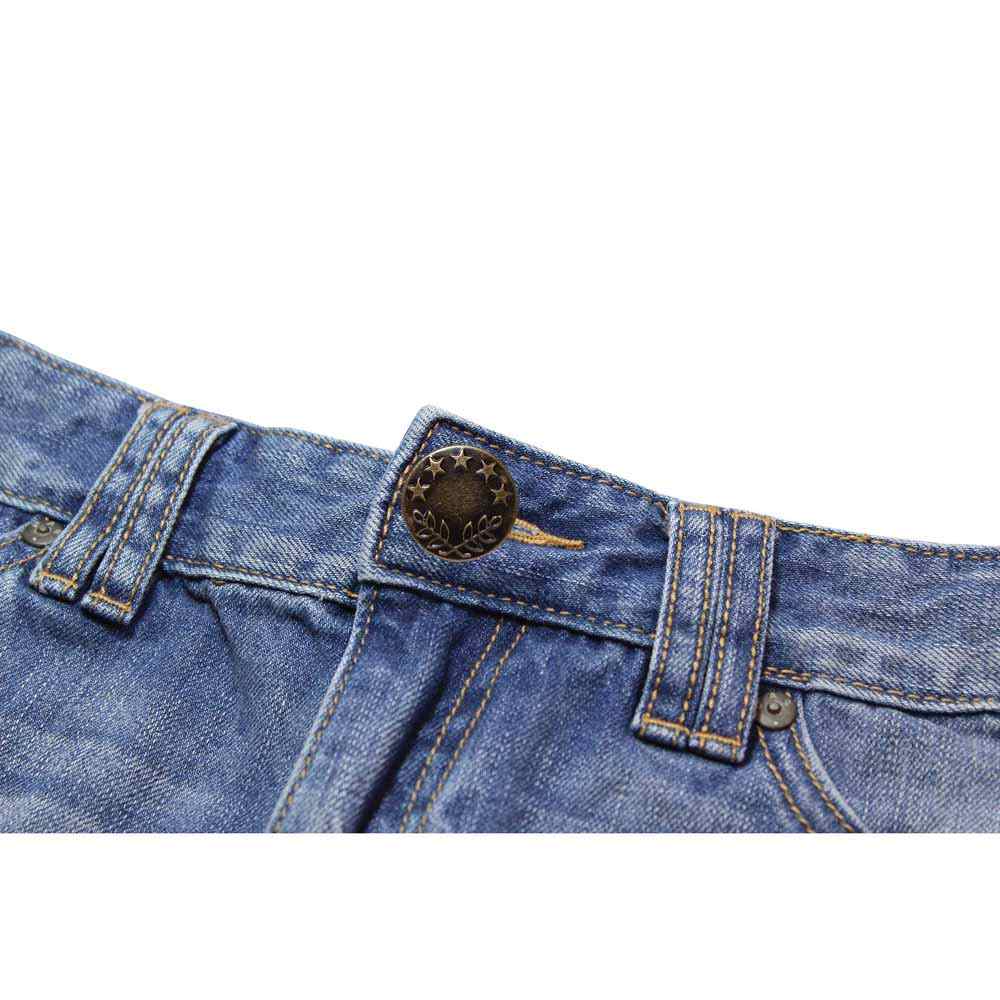UNIQUE SEWING Jean Buttons — No-Sew, Antique Brass 5 Stars, 20 mm (3/4 in.), 6 pcs - product view 4
