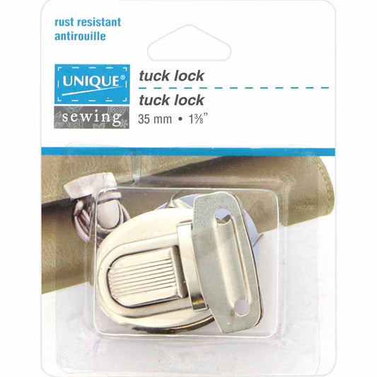 UNIQUE SEWING Turn Clasp — 35 mm (1 3/8″), Silver