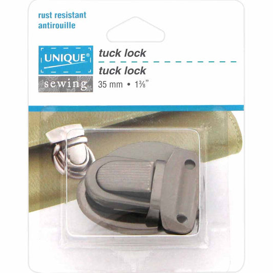 UNIQUE SEWING Turn Clasp — 35 mm (1 3/8″), Black