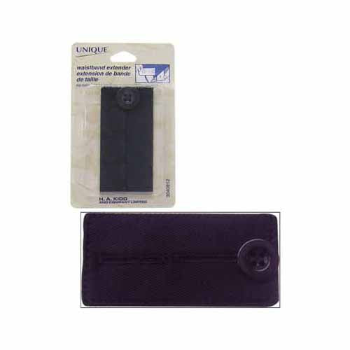 UNIQUE SEWING Waistband Extender with Button — Navy