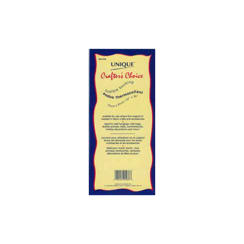 UNIQUE Crafters’ Choice Fusible Backing — 56 x 91 cm (22" x 36")