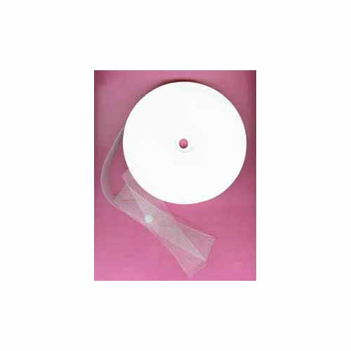 UNIQUE SEWING Horsehair Braid — White, 12mm × 45.7m (1/2" × 52 yd)