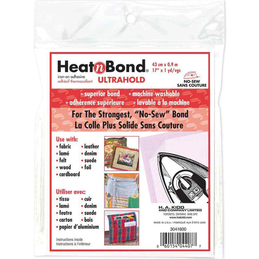 HEATNBOND UltraHold Iron-On Adhesive Sheet 43 cm x 1 yd