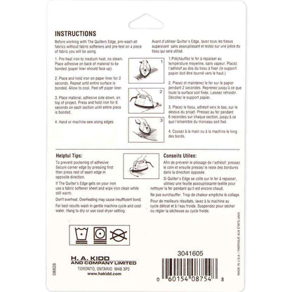 HEATNBOND Quilter’s Edge Lite Adhesive Tape 5 mm x 20 yd