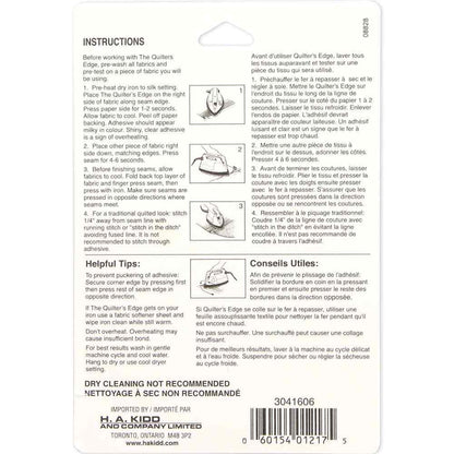 HEATNBOND Quilter’s Edge Adhesive Tape 6 mm x 15 yd