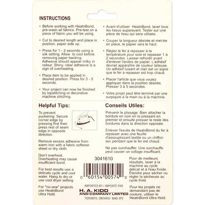 HEATNBOND Lite Sewable Iron-On Adhesive Tape 10 mm × 13.7 m