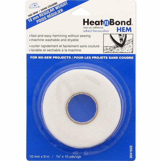 HEATNBOND Hem Regular Weight Iron-On Tape 9.5 mm × 9.1 m