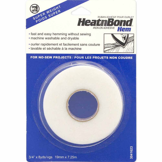 HEATNBOND Hem Super Weight Iron-On Tape 19 mm × 7.3 m
