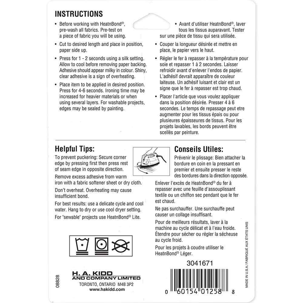 HEATNBOND UltraHold No-Sew Adhesive Tape 3/8 in × 10 yd