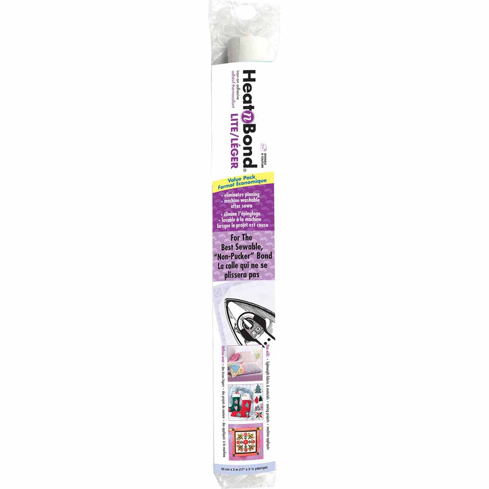 HEATNBOND Lite Iron-On Adhesive Value Pack 17" Roll