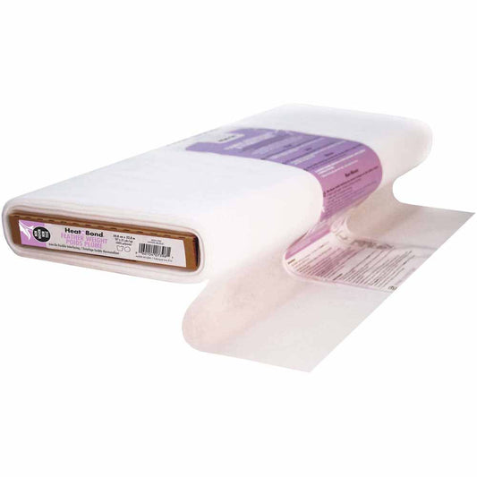 HEATNBOND Feather Weight Non‑Woven Fusible Interfacing White 20" × 25 yd