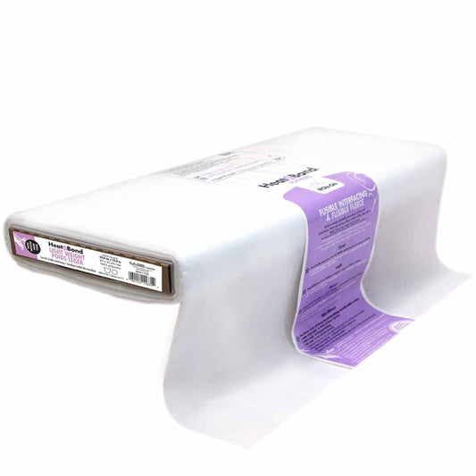 HEATNBOND Light Weight Non‑Woven Fusible Interfacing White 20" × 25 yd