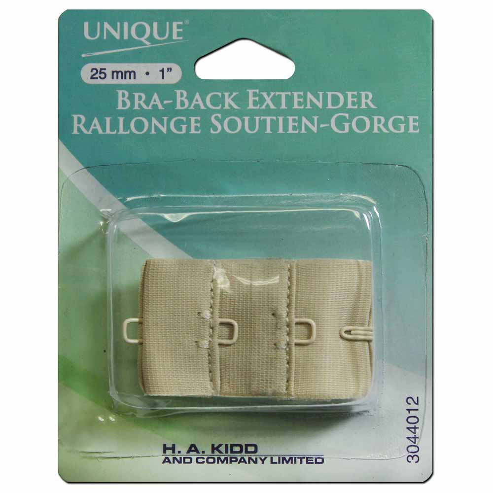 UNIQUE SEWING Bra-Back Extender – Beige – 25 mm (1″)