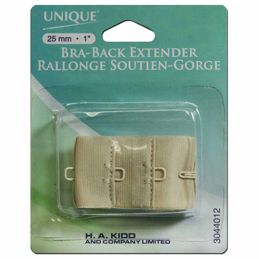 UNIQUE SEWING Bra-Back Extender – Beige – 25 mm (1″)