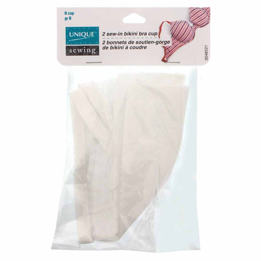 UNIQUE Bikini Bra Cups – Size B – 2 Pack