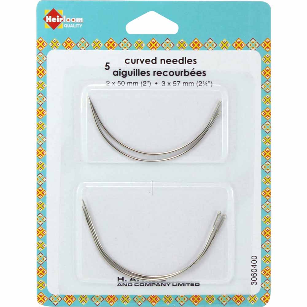 HEIRLOOM Curved Hand Needles – 4‑Piece Set