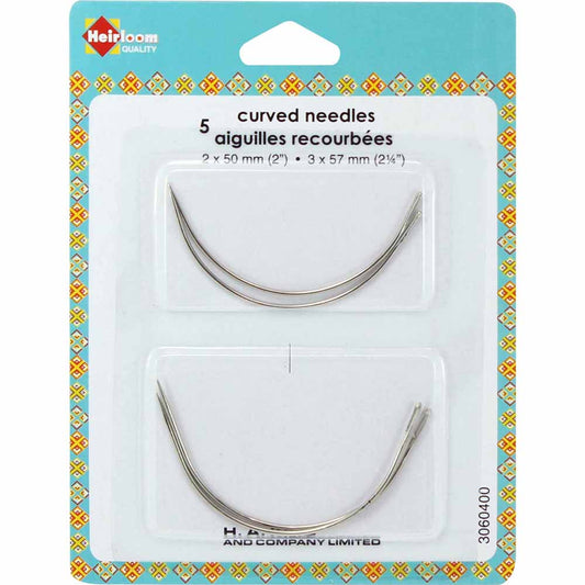 HEIRLOOM Curved Hand Needles – 4‑Piece Set