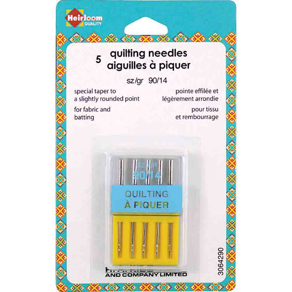 HEIRLOOM Machine Quilting Needles — Size 90/14