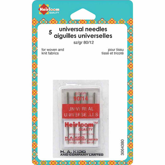 HEIRLOOM Machine Universal Needles – Size 80/12