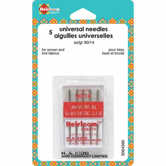 HEIRLOOM Machine Universal Needles – Size 90/14