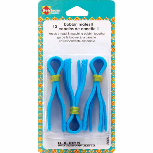 HEIRLOOM Bobbin Mates II (12 Pack) | Clip Keepers for Bobbins & Spools