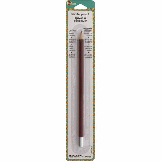 HEIRLOOM Transfer Pencil – Burgundy (Iron‑On)