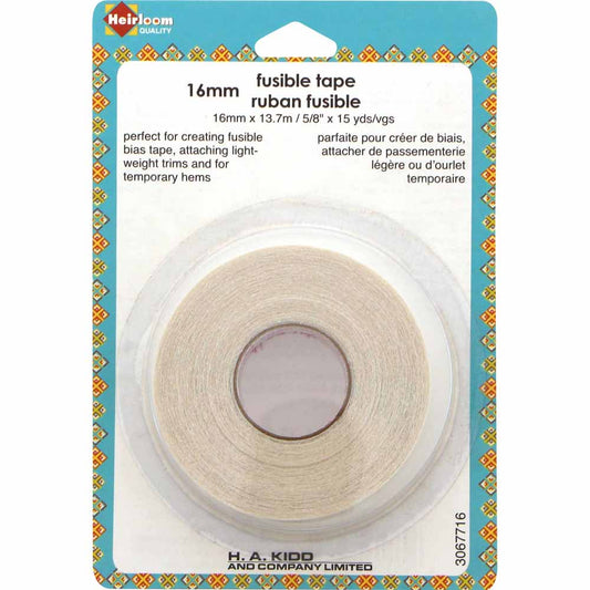 HEIRLOOM Fusible Tape – 16 mm x 13.7 m, White