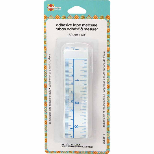 HEIRLOOM Adhesive Tape Measure – 60" / 150 cm | Removable & Repositionable