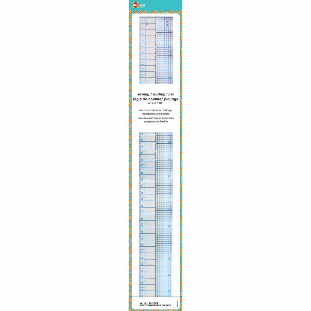 HEIRLOOM Quilting Ruler — 46 cm (18 in)