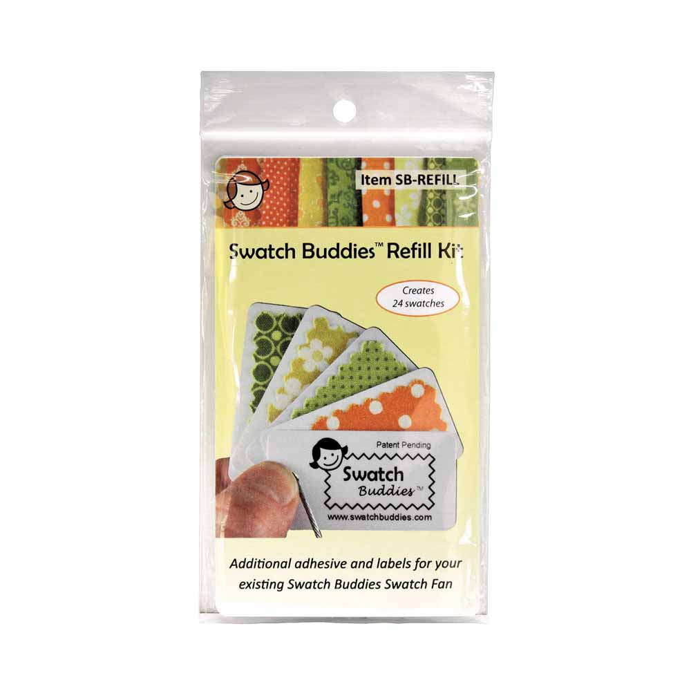SWATCH BUDDIES Refill Kit Adhesive Dots And Labels 24 Count