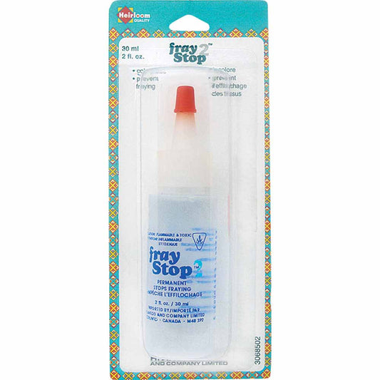 HEIRLOOM Fray Stop 2 – Liquid Seam Sealant, 30 ml (1 fl oz)