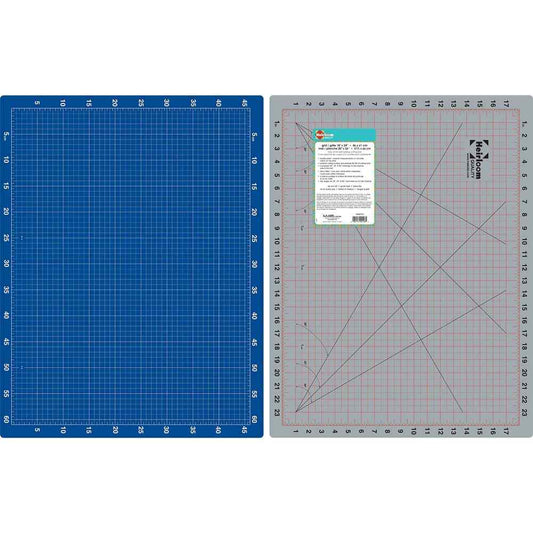 HEIRLOOM Double‑Sided Cutting Mat – Grid 18″ × 24″ (45.7 × 61 cm)
