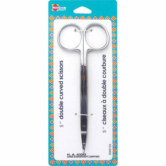 HEIRLOOM Double‑Curved Scissors – 5" (12.7 cm)