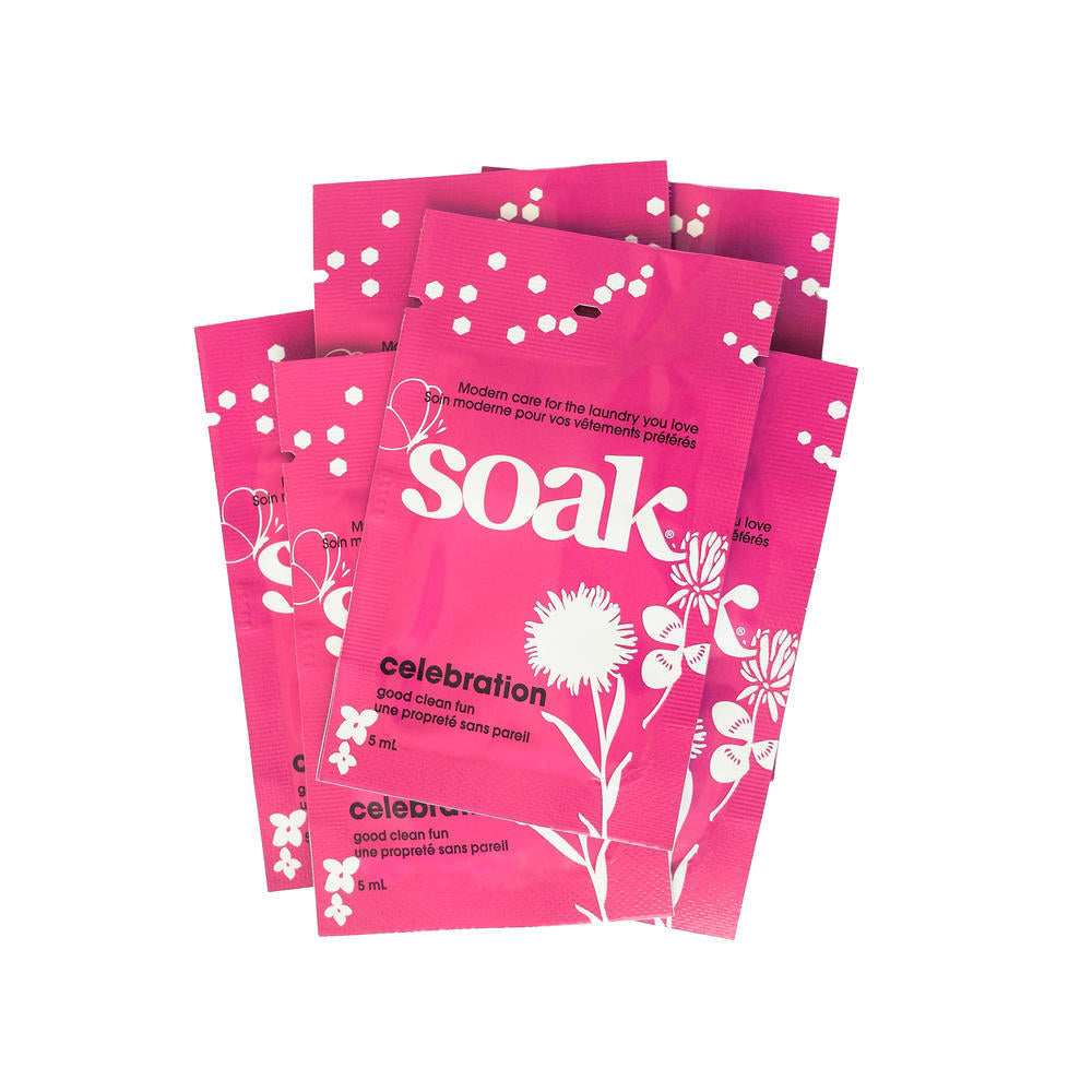 SOAK Celebration Single-Use Laundry Wash Packet 5 ml