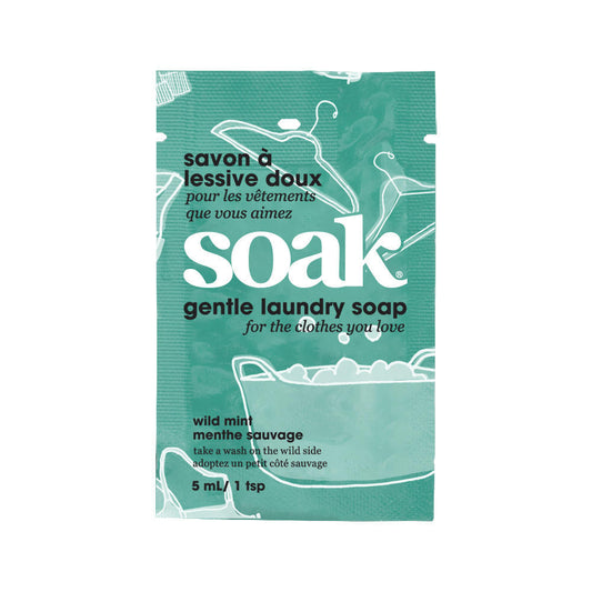 SOAK Wild Mint Single-Use Laundry Wash Packet 5 ml