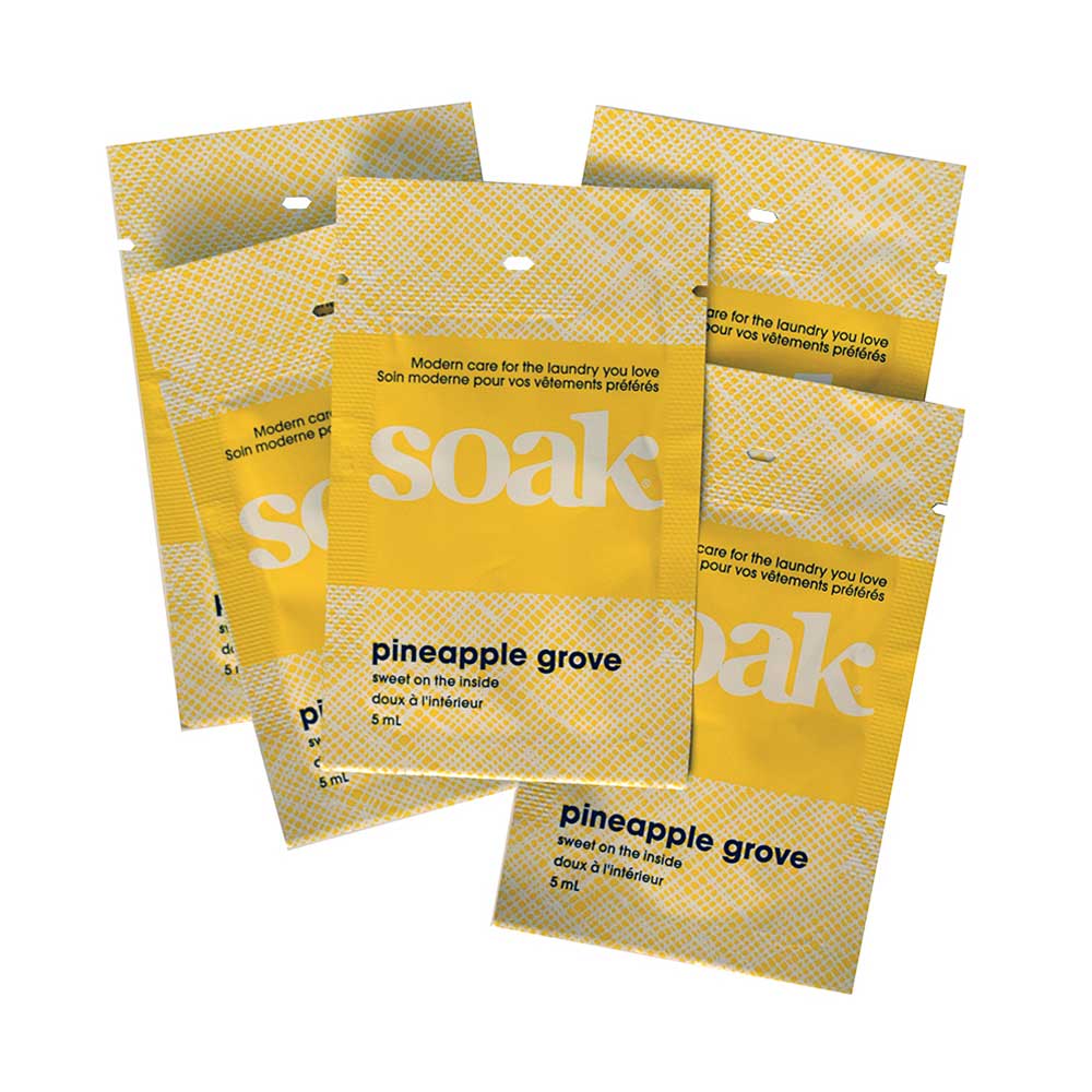 SOAK Pineapple Grove Single-Use Laundry Wash Packet 5 ml